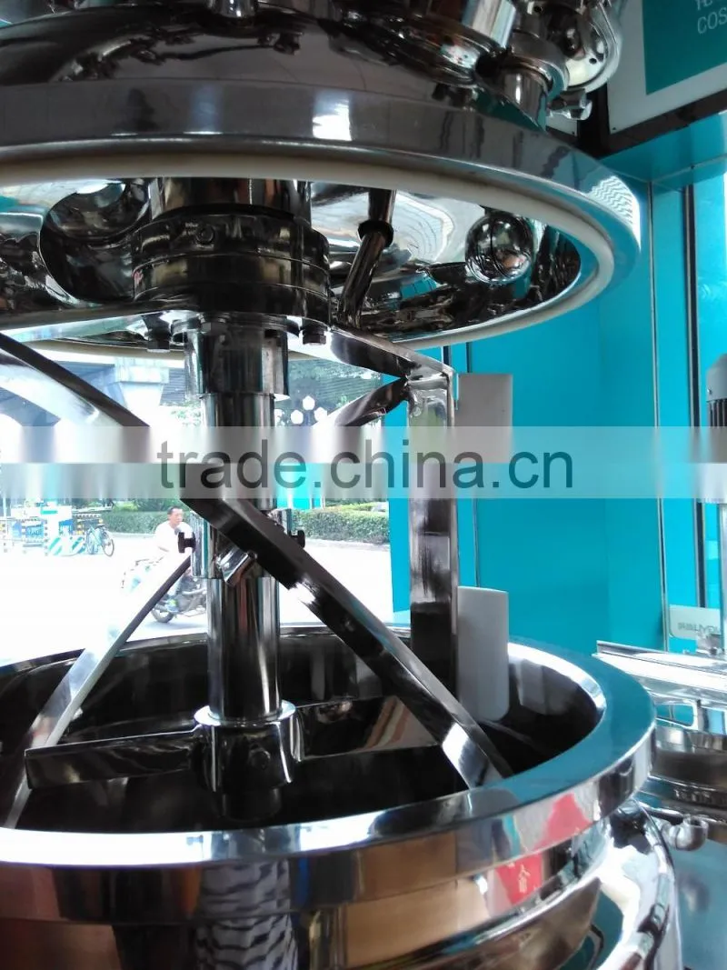 China supplier excellent quality shaving foam making machine vacuum emulsifying machine
