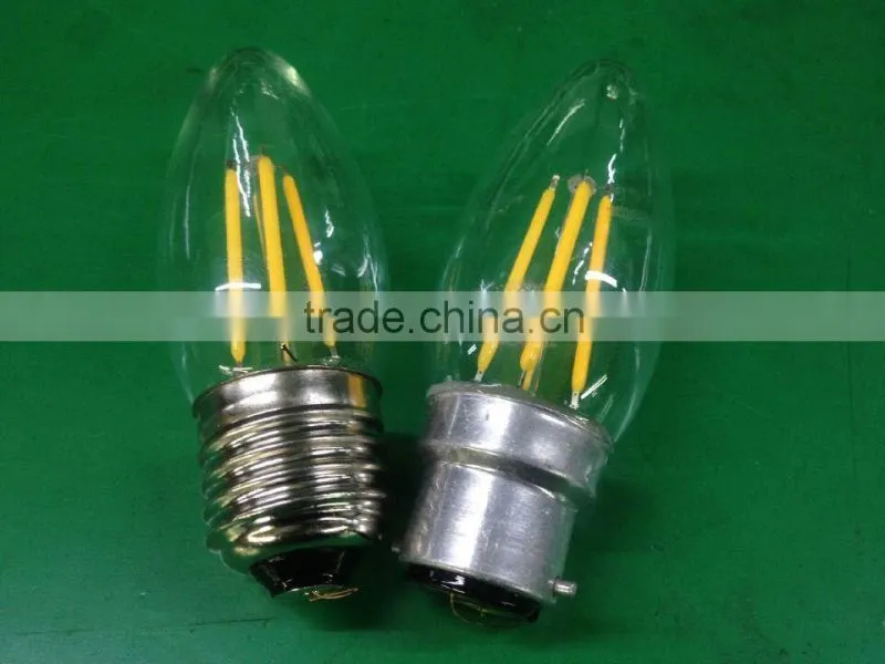 360D DGREE LED LIGHTS FILAMENT CANDLE BULB LIGHTING FROSTED COVER SHELL