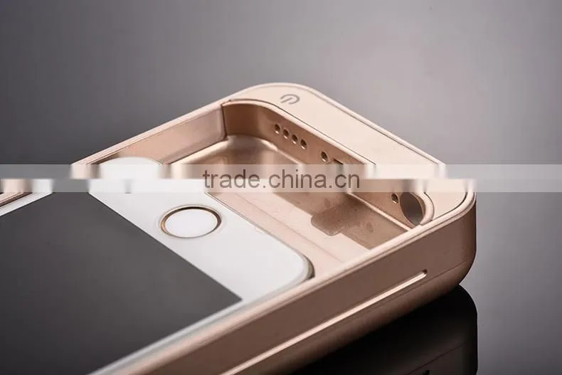 High quality safety certified battery charger case for iphone 5 se charger case charger