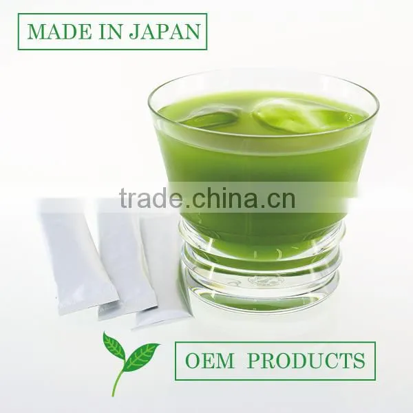 Popular refreshing taste aojiru green powder drink for weight loss