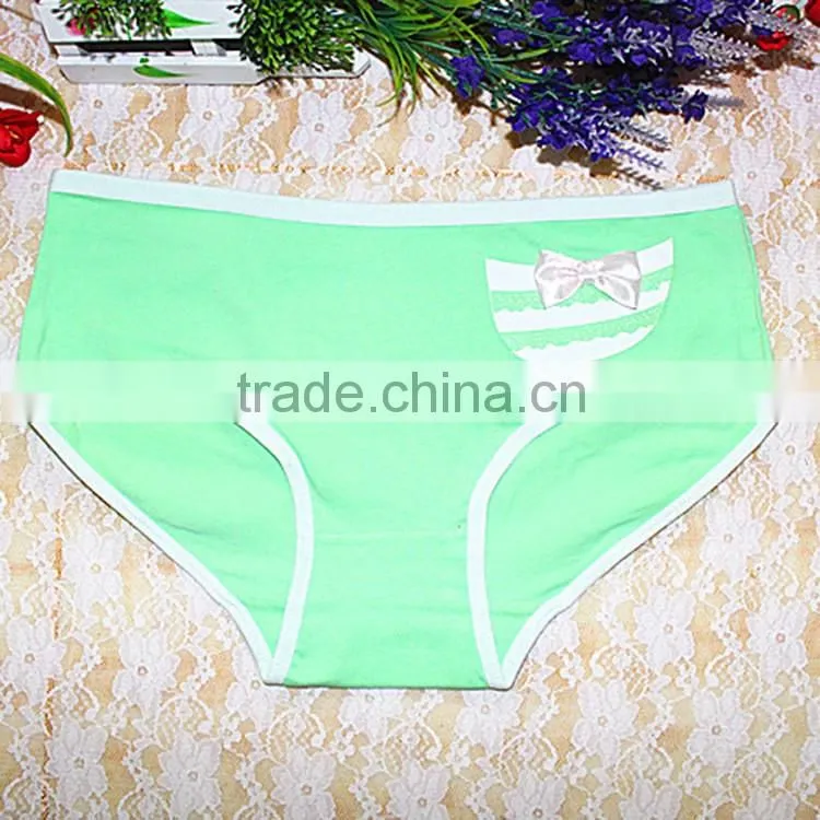 Cute young ladies girls panty cotton cute girl panty pretty girls panties OEM