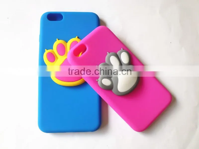 durable Silk print silicone mobilephone case