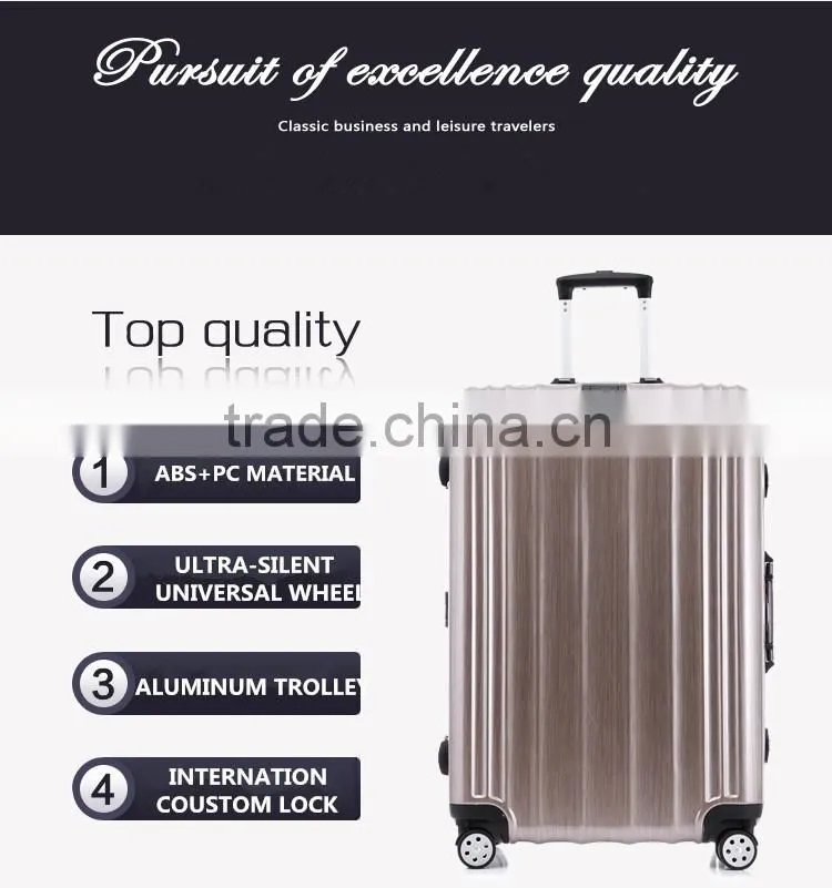Classic business aluminum frame uprights/suitcase