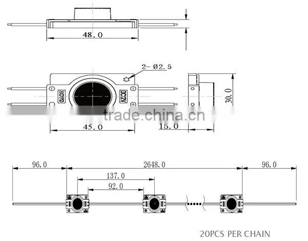 Led side module led street light module 5050 led module samsung led module