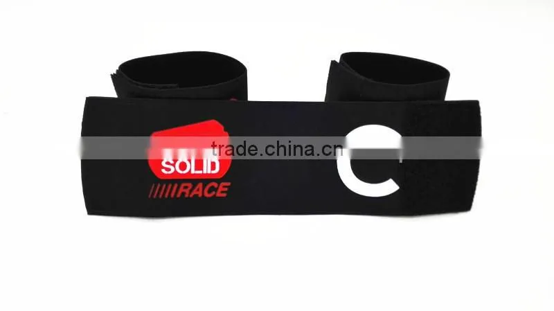 Customized soft hook and loop elastic armband