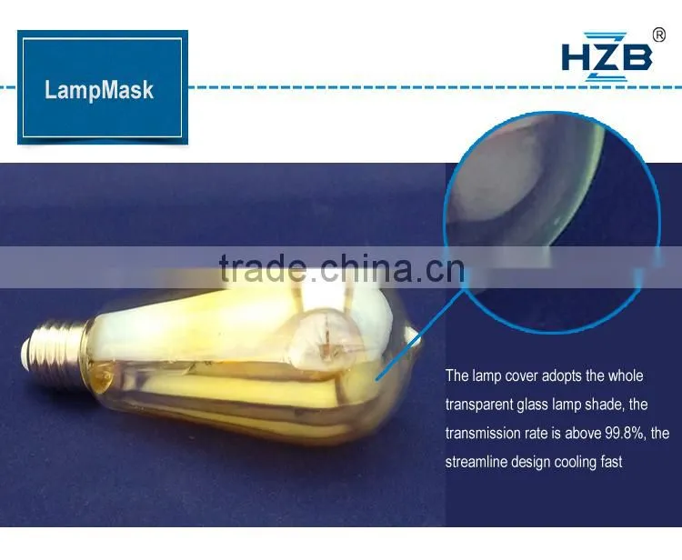 LED Filament Bulb ST64 8W Dimmable 12V LED filament lamp with high quality