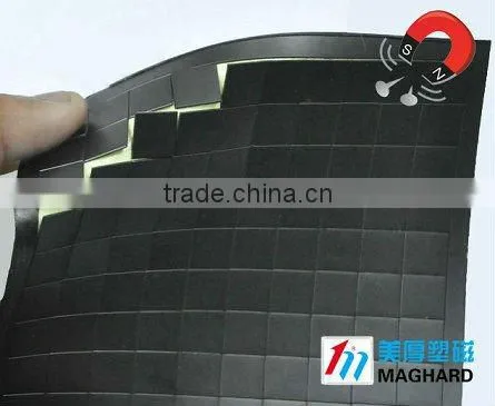 factory directly wholesale Flexible rubber 3M adhesive magnet ,magnet sheet precut