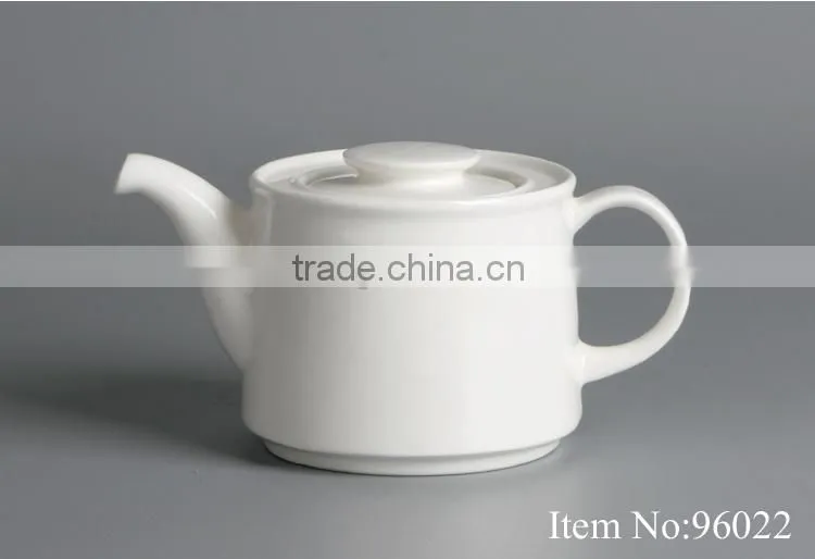 restaurant plain fine China ceramic teapot