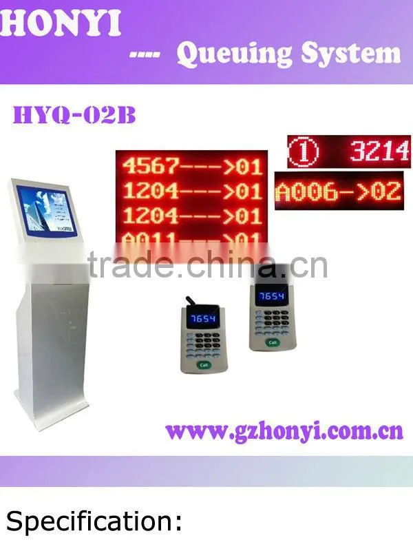 Automatic Bank/Electric/Hospital/Telecom Wireless Queue Management System