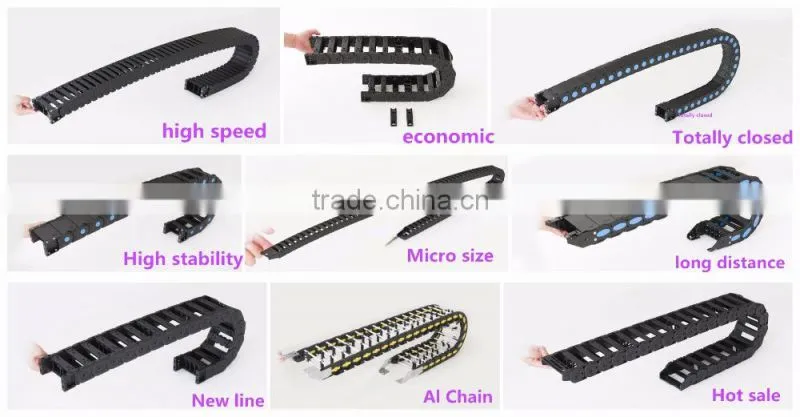 China supply high level plastic industrial cable and hose carrier