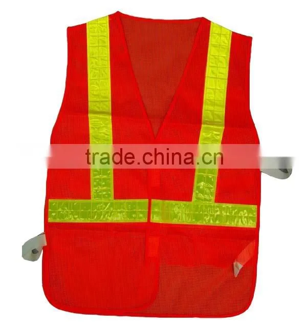 Hot Selling Custom Logo Printed Safety Working Reflective Clothing Mesh Fabric OEm