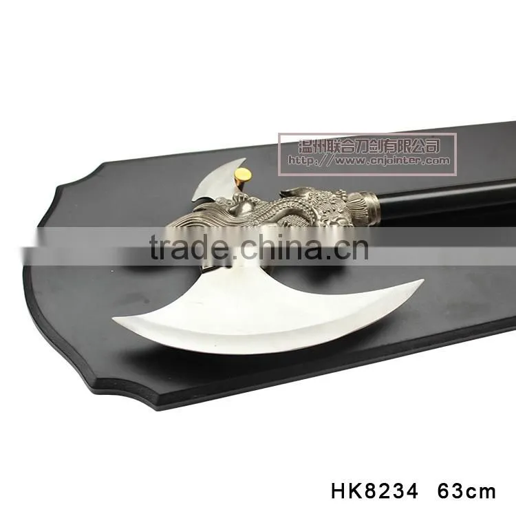 Wholesale dragon axe decorative swords HK8234