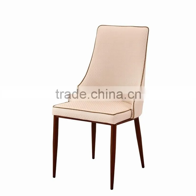European modern minimalist tempered glass dining tables and chairs combination