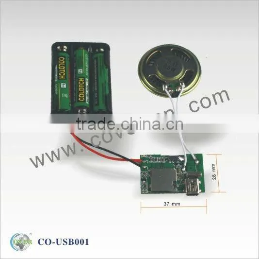 Promotional Gifts MP3 sound module/voice chip with USB