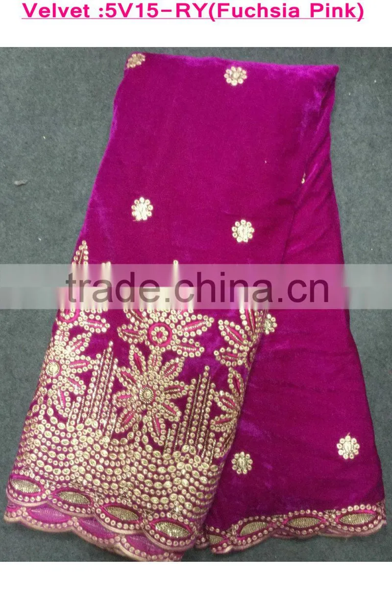 high quality velvet evening dresses with lace pictures african velvet lace fabric