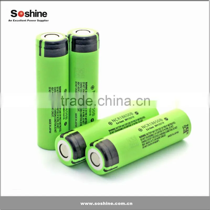 original made in Japan NCR18650B 3400mah battery for ecig mods