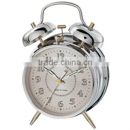 Mechanical alarm clock, loud voice alarm clock, metal clock