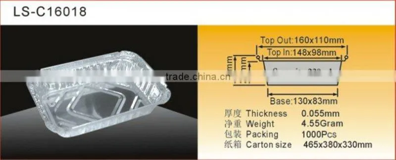 aluminium foil container