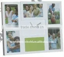 most popolar wooden photo frame wall clock