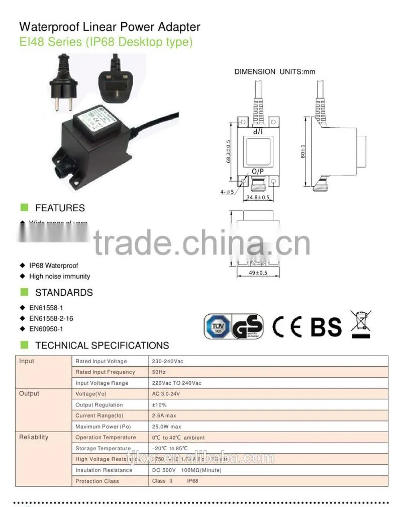 With 2-year product warranty CE, ROHS, TUV approved outdoor lighting transformer