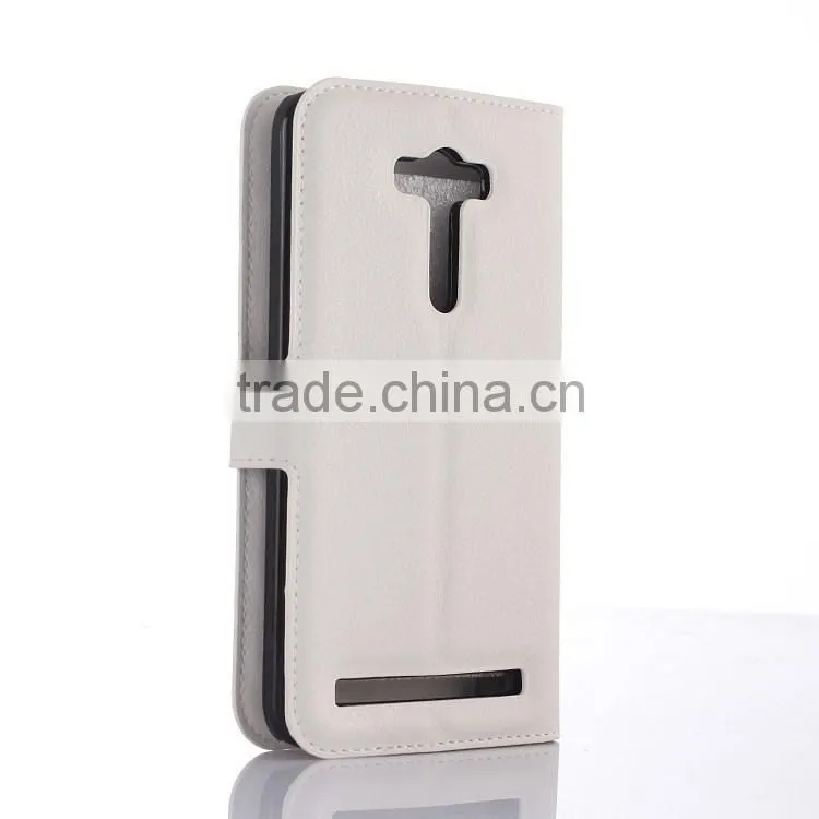 Wholesale Price Leather Wallet Flip Case For Asus Zenfone 2 Laser ZE500KL Case