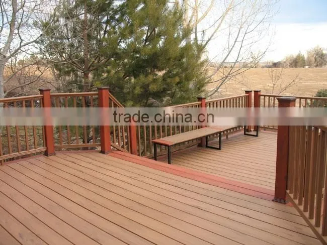 JFCG Anti-flaming WPC Material Outdoor Fence Pathway Fence