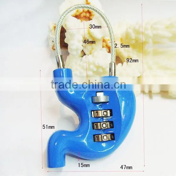 Wholesale Durable Lock stomach shape Combination Lock CH-001