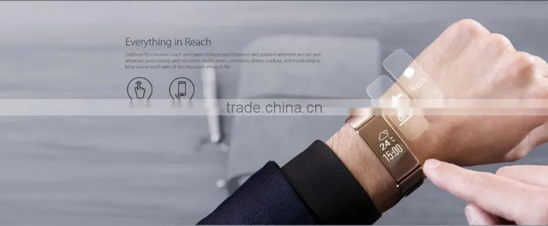 HUAWEI TalkBand B2(Black) bluetooth phonecall smart wristband steps calories distance time sleep waterproof NFC New Arrival