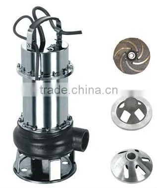 WQG Submersible sewage stainless steel pump