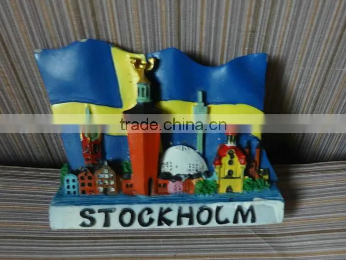 OEM ODM polyresin souvenir fridge magnets