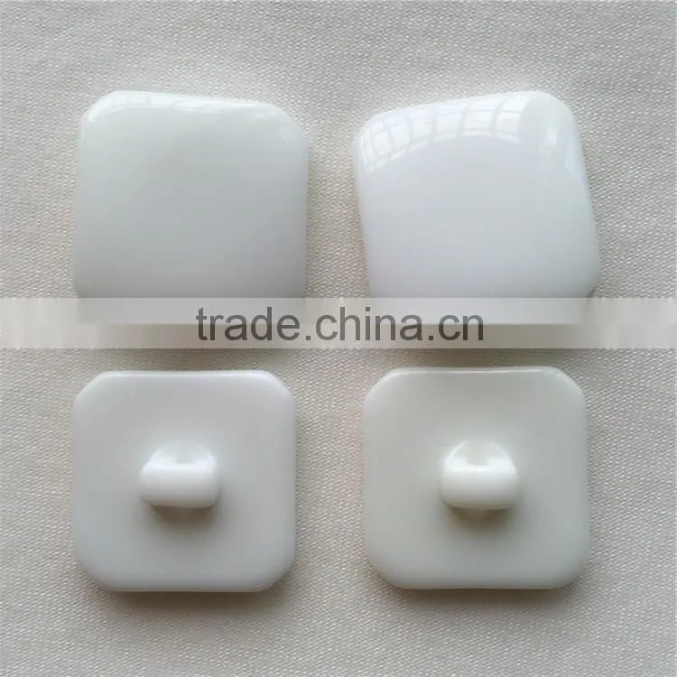 fashion resin button square button design button for coat,garment accessory