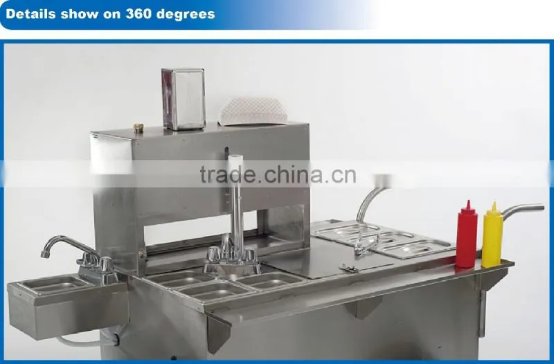 HD-80 CE ISO UL EEC food scooter food vending scooter pushed food scooter