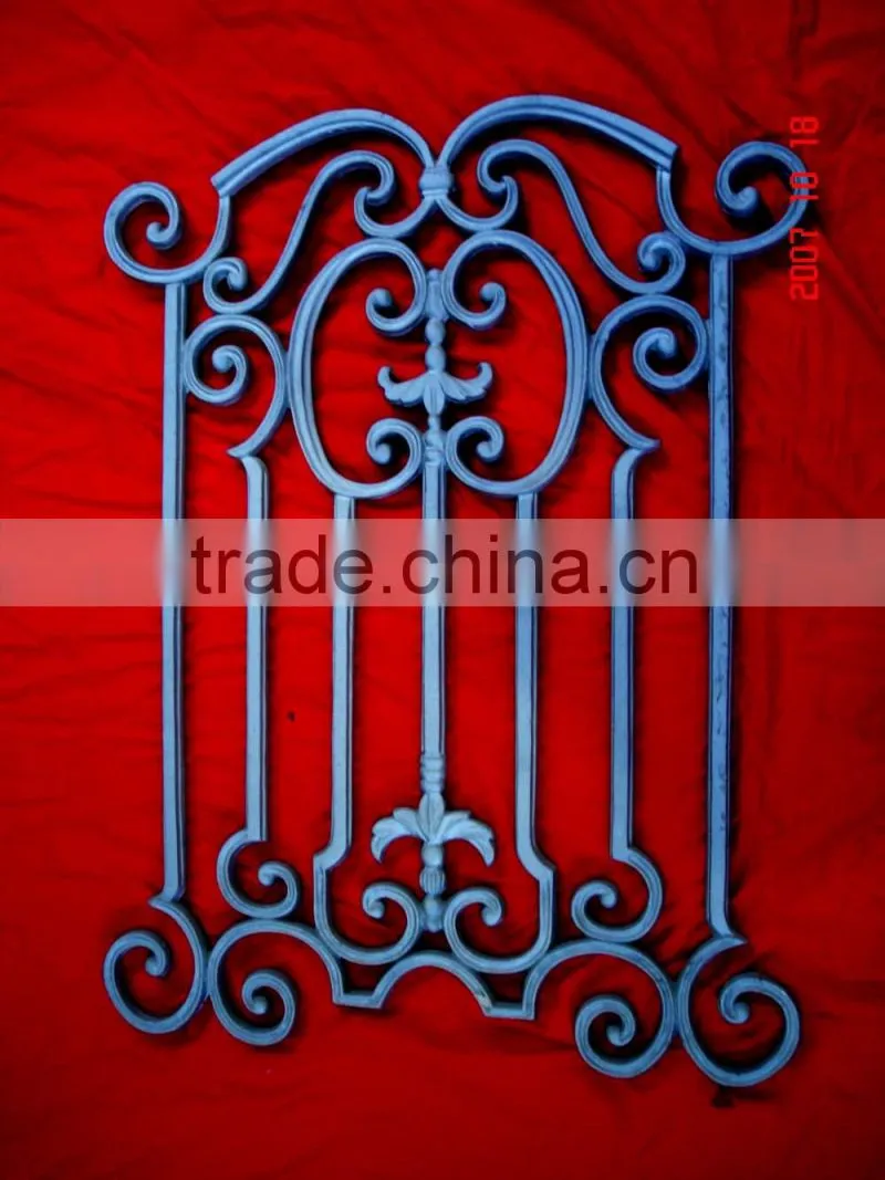 cast iron garden fence 018