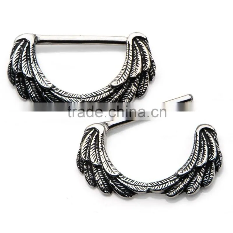 14G Sparrow Nipple Clicker Nipple Piercing