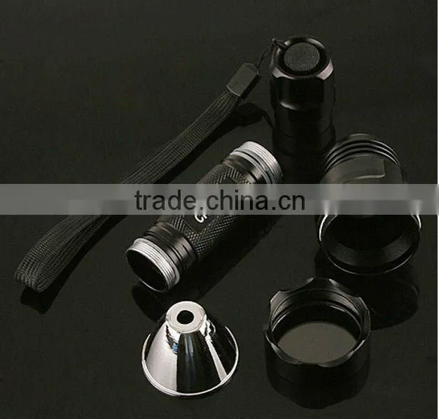C8 5 mode 18650 battery dimmer cree high power rechargeable flashlight torch