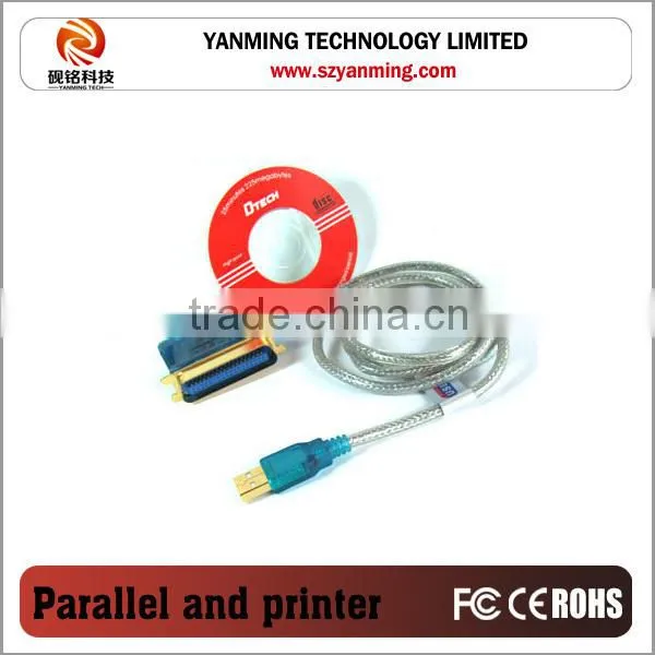 usb to 1284 parallel DB25 CN36 printer interface cable for computer to printer