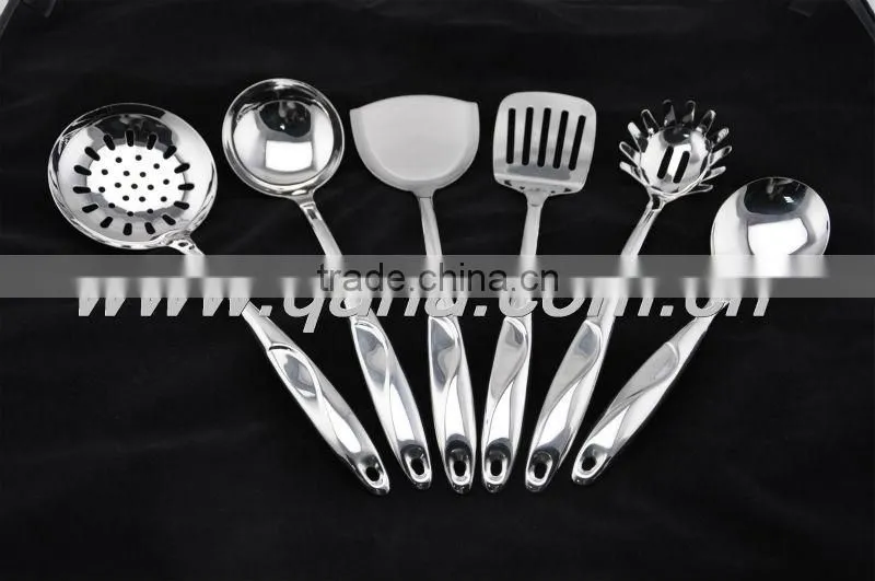 High quality stainless steel 7 pieces ktichen utensils