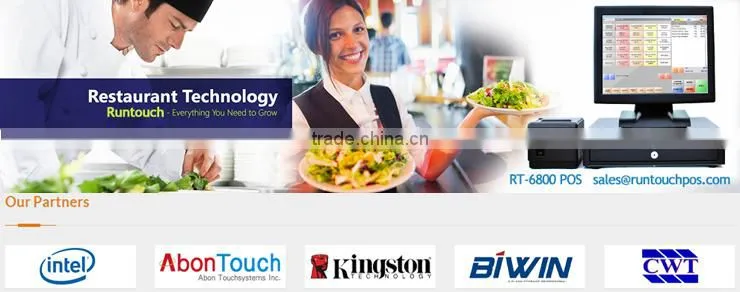 Runtouch RT 6900 High quality pos computers with 80mm Receipt Printer