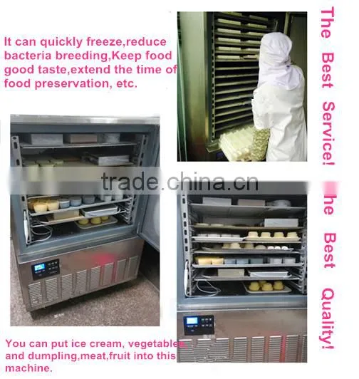 Professional Stainless steel lower temperature commercial useful blast freezer/upright freezer