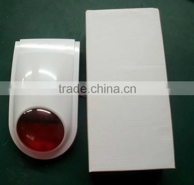 wireless fire alarm siren with stroble light horn