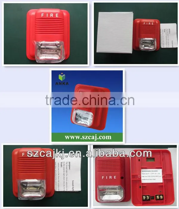 Mini flash LED intrude fire alarm horn siren