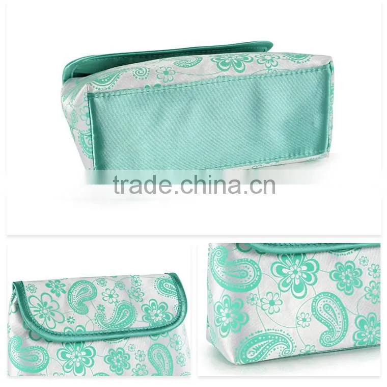 Chinese Traditional Pattern Makeup Standing Up Pouch Bag