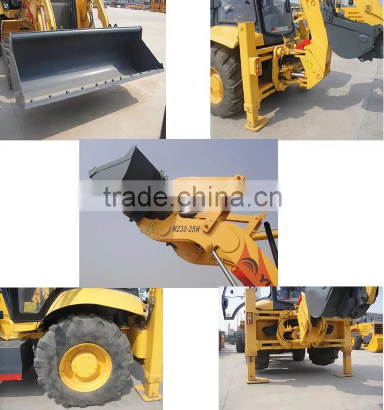 Hot Sale New Wheeled Backhoe Loader Excavator