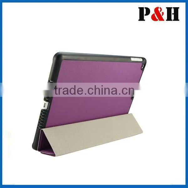 PU Leather Multi-Folding Folio Wallet Case for Apple iPad Air