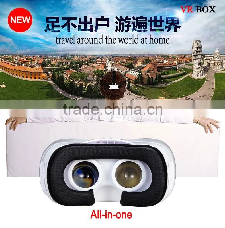 VR all in one headset,3D glass Vr box