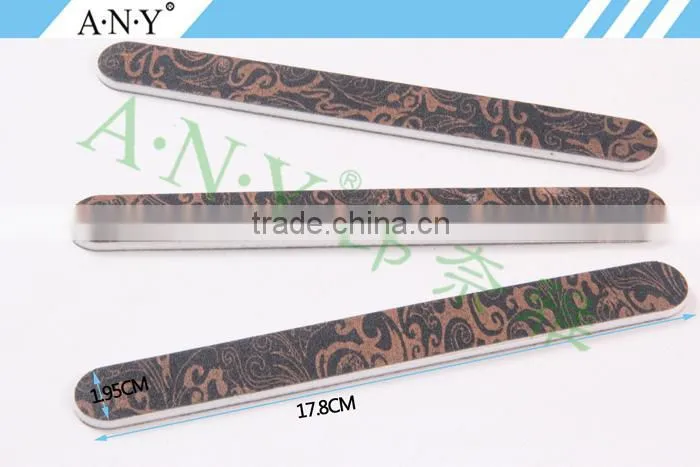Nail Art Shaping and Polishing Black and Golden Emery Board 100/180 Grit Nail File