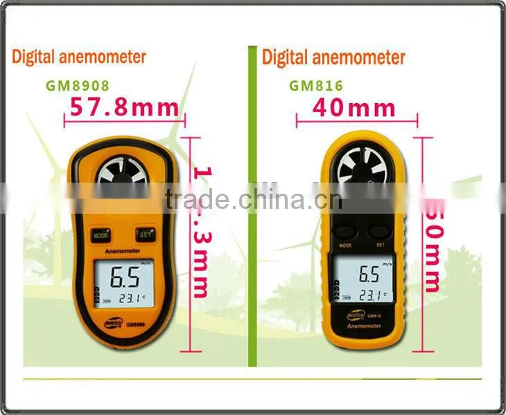 Thermal anemometer / handheld anemometer / portable anemometer