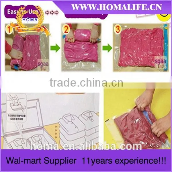 Top level hot sell reusable vacuum sealed storage bags