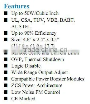VI-252-EU dc to dc voltage converter