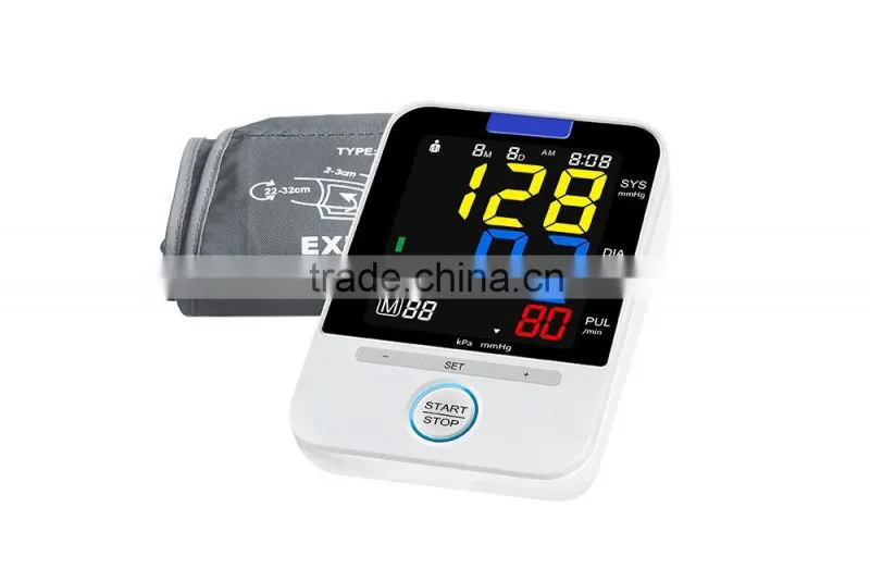 Home use digital arm type blood pressure monitor price with bluetooth